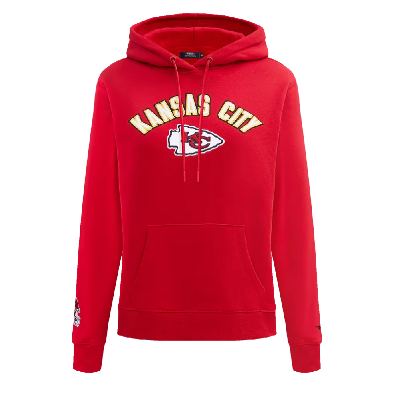 NFL KANSAS CITY CHIEFS CLASSIC WOMEN'S FLC PO HOODIE (RED)