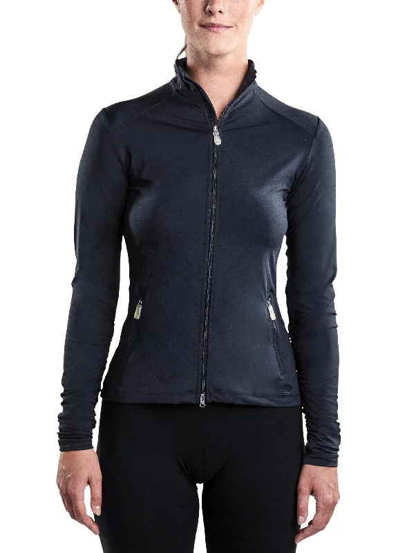 Full Zip Medium Weight Black Jacket