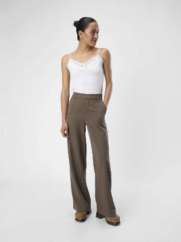 Lissey Wide Leg Pants (Morel)