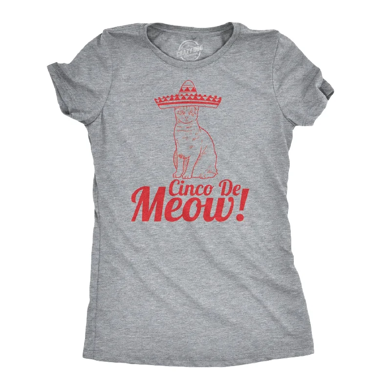 Cinco De Meow Cat Women's T Shirt