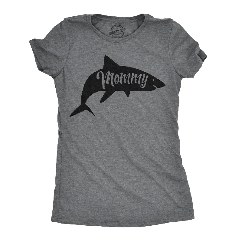 Dark Heather Grey - Mommy Shark