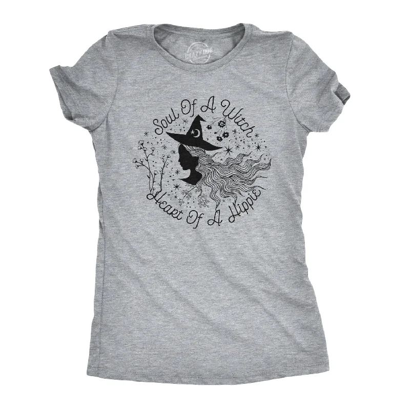 Soul Of A Witch Heart Of A Hippie Women's T Shirt