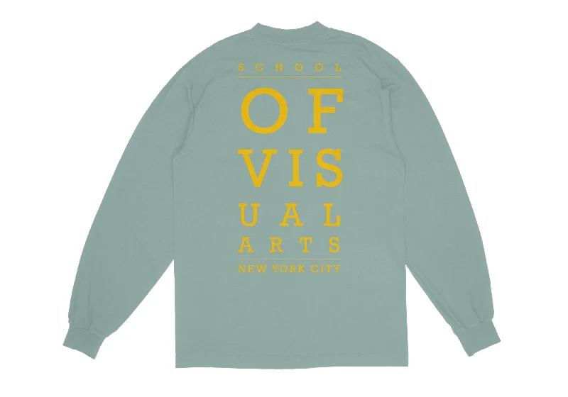 SVA Eyechart Long Sleeve T-Shirt