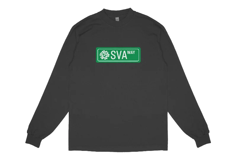 "SVA Way" Street Sign Long Sleeve T-Shirt