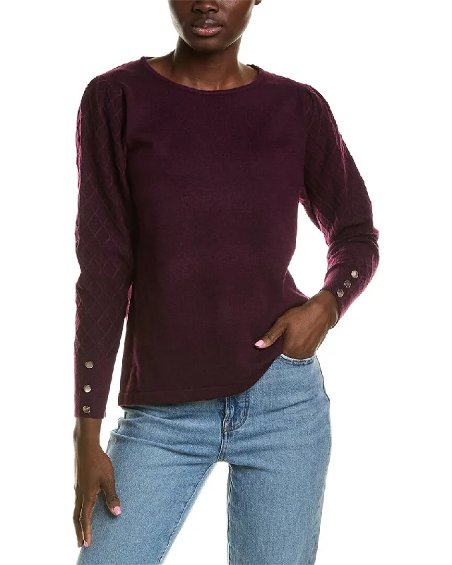 Anne Klein Diamond Stitch Sweater