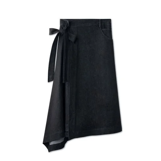 Asymetric Skirt -Black