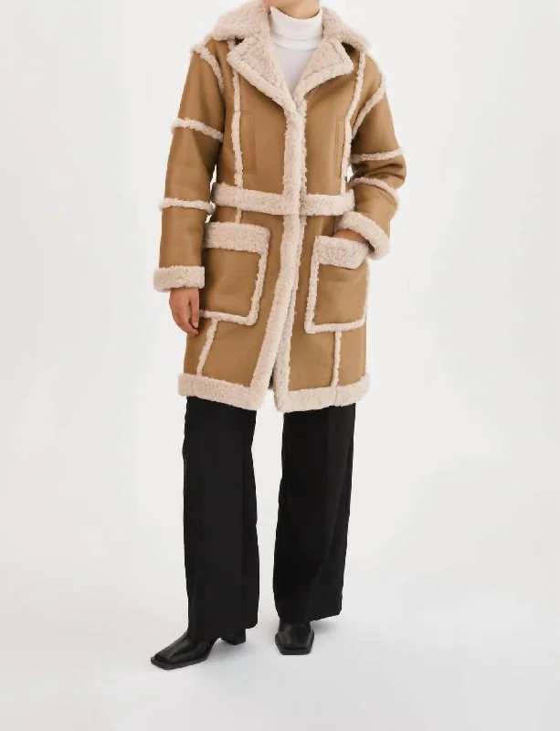 Mariane Coat In Biscuit