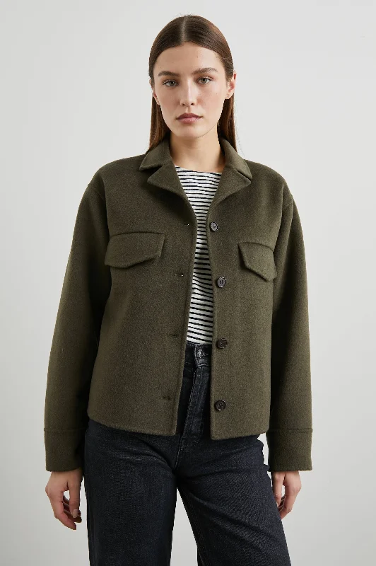 RILEY JACKET - OLIVE