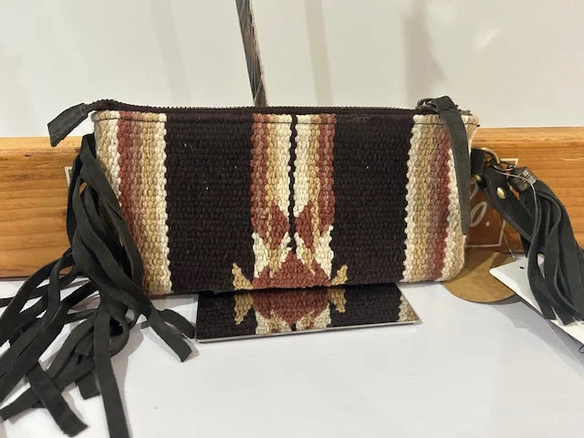 Western Crossbody Bag with fringes -T-1476