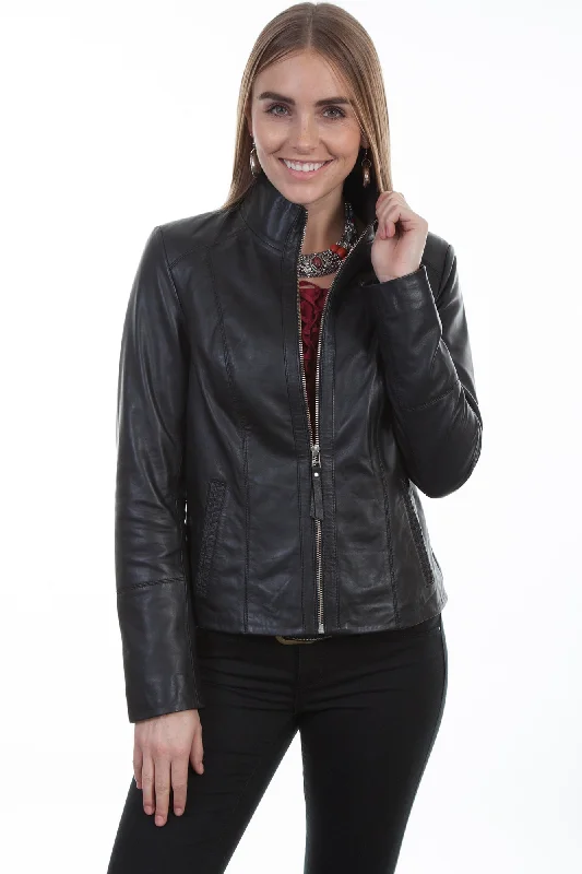 Scully Womens Black Lamb Lightweight Jacket